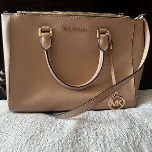 Michael Kors Blush Leather Satchel